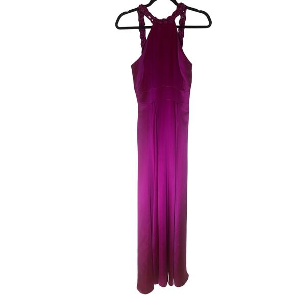 LOT 8 by Chloe Dao Women's Small Fuchsia Sleeveless Maxi Dress Made in USA - Picture 3 of 6